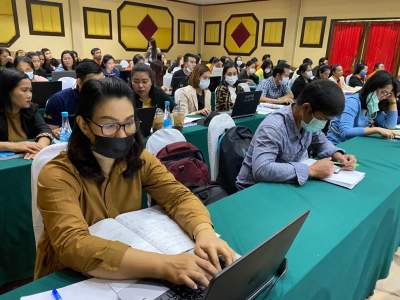 รุ่นที่ 8 BUU โครงการอบรมเชิงปฏิบัติการ หลักสูตร : วิธีปฏิบัติงานพัสดุและครุภัณฑ์ ตั้งแต่จัดซื้อจัดจ้าง จัดทำทะเบียนคุม การคำนวณค่าเสื่อมราคาสินทรัพย์ การบันทึกบัญชีสินทรัพย์ฯ ระหว่างวันที่ 19 - 21 กันยายน 2563 ณ โรงแรมกิจตรงวิลล์ รีสอร์ท จ.อุบลราชธานี